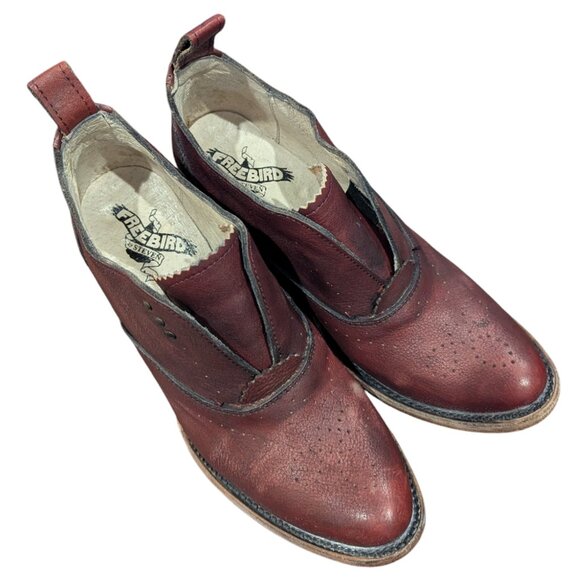 🦅 Freebird by Steven SADIE heeled Boots size 🦅